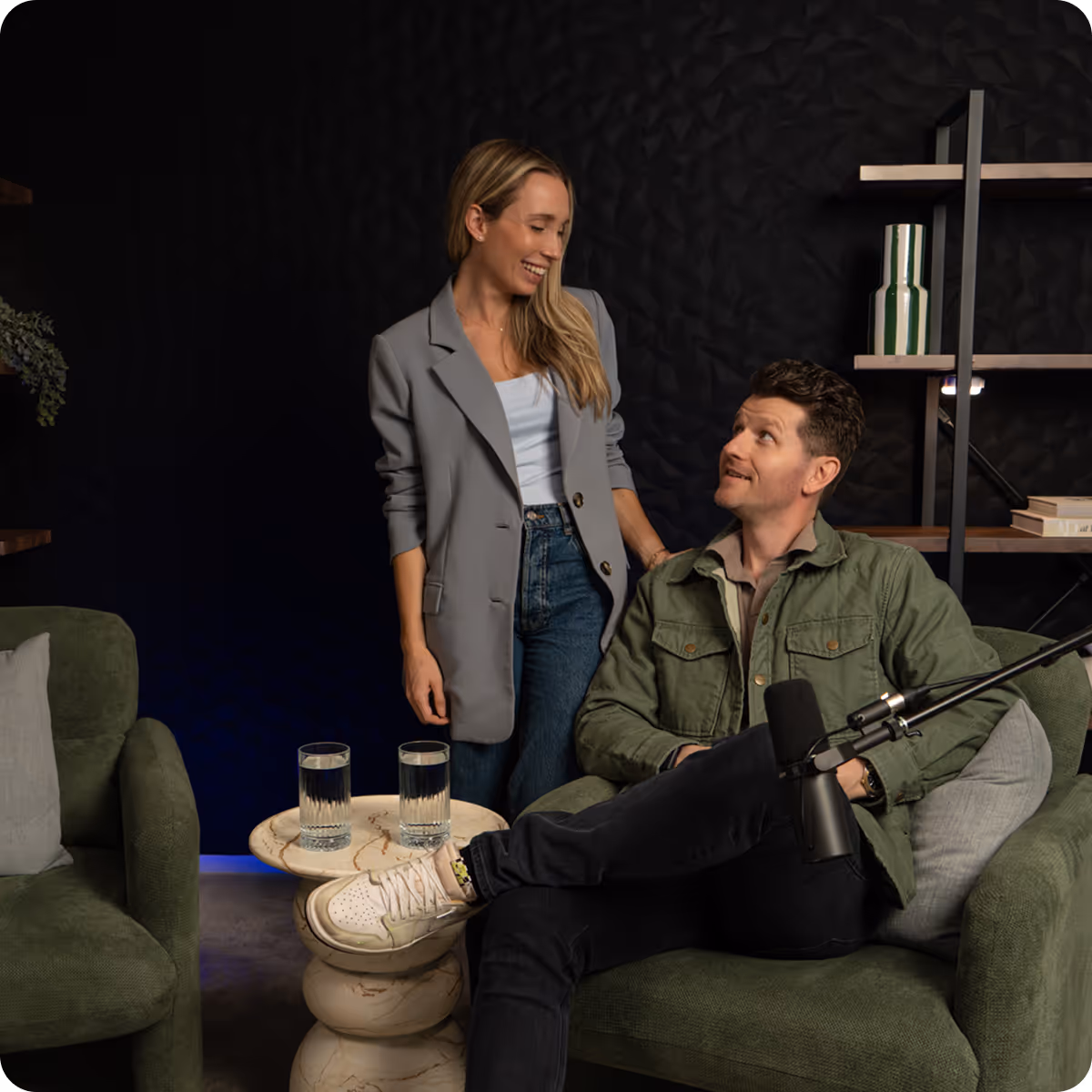 Alycia and Nick, founders of Project C